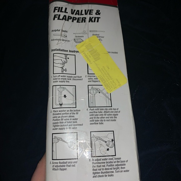 Bath Hyper Tough Fill Valve And Flapper Kit For The Toilet Poshmark